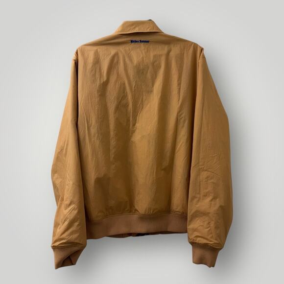 Adidas x Wales Bonner Reversible Harrington Jacket Plaid Beige Men's Medium NWT - Picture 6 of 10